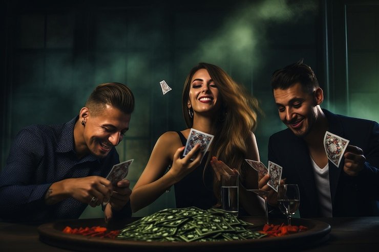 Ilustrasi pertandingan tenis meja dewasa